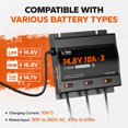 thumbnail image 4 of Cargador de baterías Litime 14.6 V de 3 bancos, 10 A, impermeable, 4 of 9
