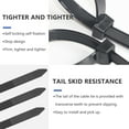 thumbnail image 4 of 1000Pcs 6 Inch Cable Zip Ties Heavy Duty, Durable Self-Locking Wire Ties, 18lbs Tensile Strength for Home, Garden, Garage, Workshop, etc.(Black), 4 of 8
