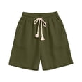thumbnail image 7 of Neewe Women Comfy Casual Elastic Waist Color Shorts Summer Beach Lightweight Short Pants, 7 of 7