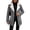 Blue, variant on Women's Fleece Lined Denim Coat Sherpa Lapel Collar Button Front Long Sleeve Mid Length Warm Cozy Casual Dressy Vintage Fall Winter Jean Jacket Light Blue