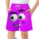 thumbnail image 1 of Pantalones cortos de bolsillo para niños con cordón elástico estampado casual traje de baño pantalones de cinco puntos, 1 of 8