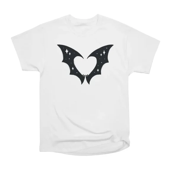 Batty Besties Heart T-Shirt Tee Gift For Him Merch For Her Apparel For Friend