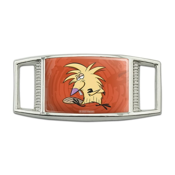 Angry Beavers Norbert Rectangular Shoe Shoelace Shoe Lace Tag Runner Gym Charm Decoration