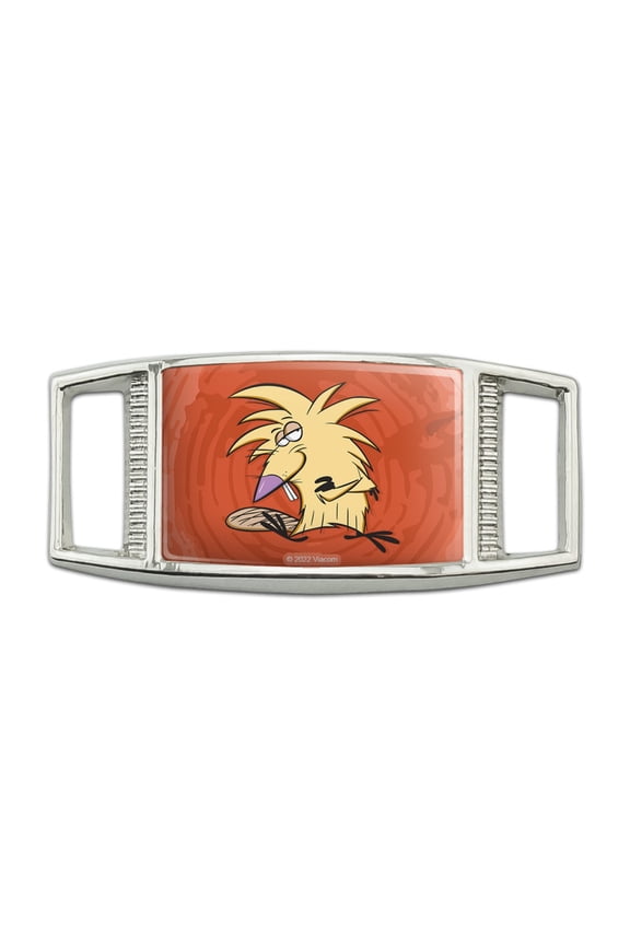Angry Beavers Norbert Rectangular Shoe Shoelace Shoe Lace Tag Runner Gym Charm Decoration