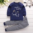 thumbnail image 1 of Conjunto de pijamas para niños, pijamas suaves Unisex de manga larga para bebés, pijamas suaves de dibujos animados para primavera y otoño, conjunto de pijamas navideños de dinosaurios para niños, 1 of 4