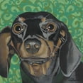 thumbnail image 2 of Roll, Dlynn 20x20 Gold Ornate Wood Framed with Double Matting Museum Art Print Titled - Dlynns Dogs - Keelie, 2 of 4