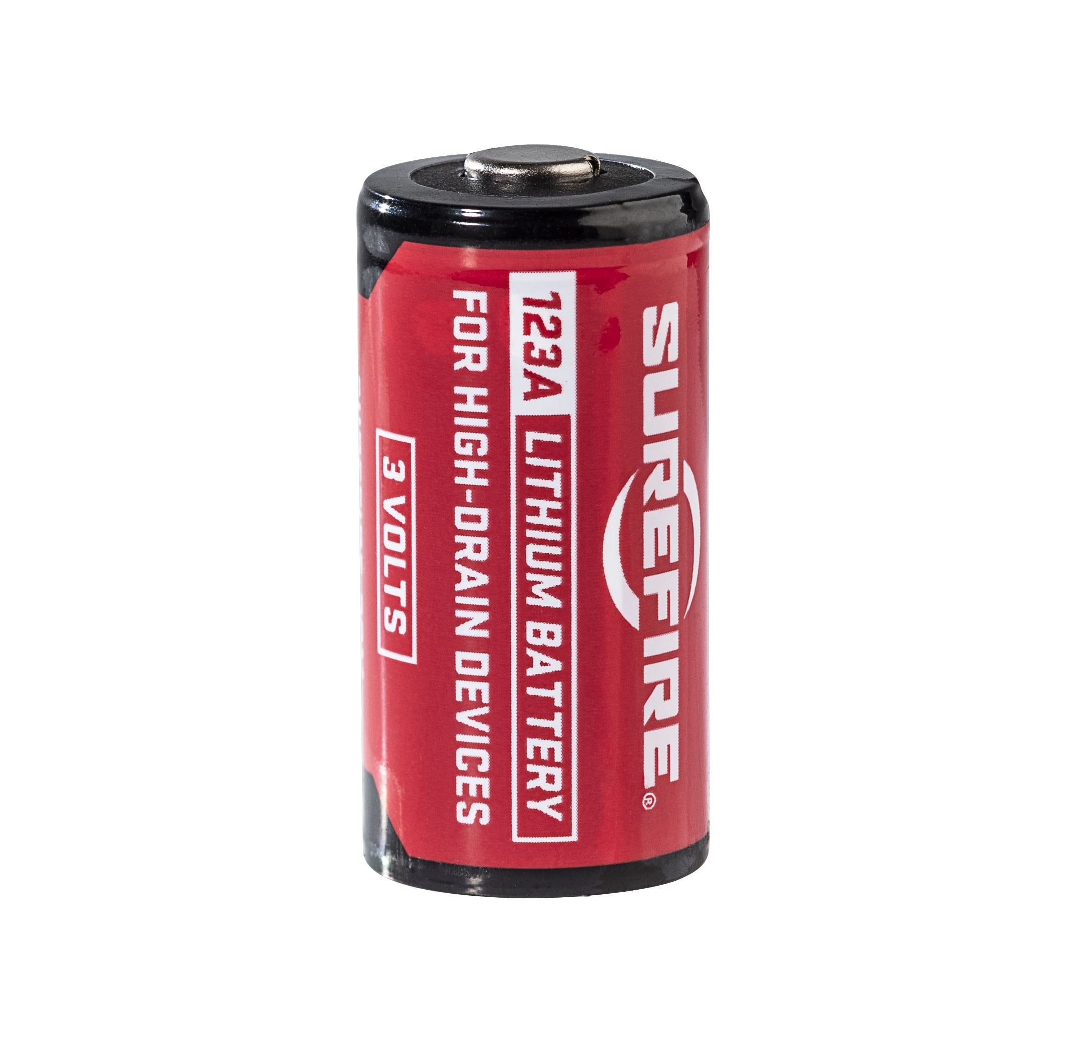 (3 pack) SureFire CR123A Lithium Battery, 3V with 10-Year Shelf-life. High Performance Lithium Battery, 2 Pack