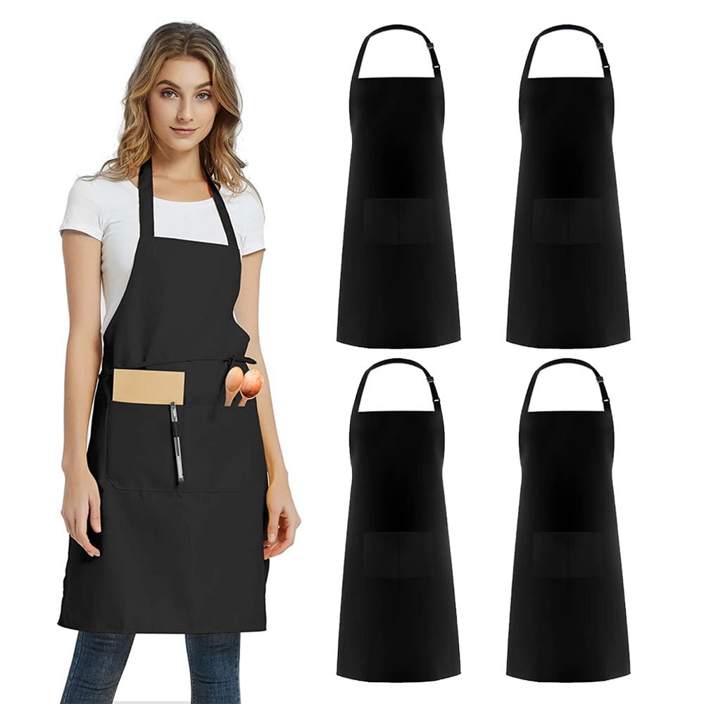 Xornis 3 Pack Waist Aprons With 3 Pockets Waitress Server Waiter Apron for Women for sale online 