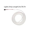 thumbnail image 4 of LmnLft Dynamic Flowing Car Trunk Light Strip, Car Trunk Led Light Strip, Car Ambient Lighting, Led Strip Lights for Car Trunk Cargo Area Interior Illumination Decoration (White, 2 m/79 in), 4 of 5