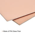 thumbnail image 4 of Uxcell 70mm x 50mm x 1mm FR4 Single-Sided PCB Copper Clad Board, 5 Count, 4 of 5