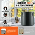 thumbnail image 3 of VEVOR 8 Gal Oil Fryer Grease Bucket Disposal Caddy Stainless Steel Fryer Oil Bucket Rust-Proof Coating Oil Transport Container with Lock Clips, 3 of 9