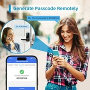 Smart Lock,Keypad Door Lock with Handle,Keyless EntryDoor Lock,Biometric Fingerprint Door Lock,ElectronicDigital Door Lock,Code Door Lock for Front/interiorDoor,Door Handle,Deadbolt Alternative