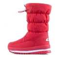 thumbnail image 2 of Botines Antideslizantes para Mujer Al Aire Libre Botas Con Plataforma Forradas Piel Hasta Media Pantorrilla (40) Rojo, 2 of 8