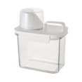 thumbnail image 1 of Airtight Food Storage Containers, Clear Pantry Organization with Measuring Lid for Kitchen Counter, 1 of 6