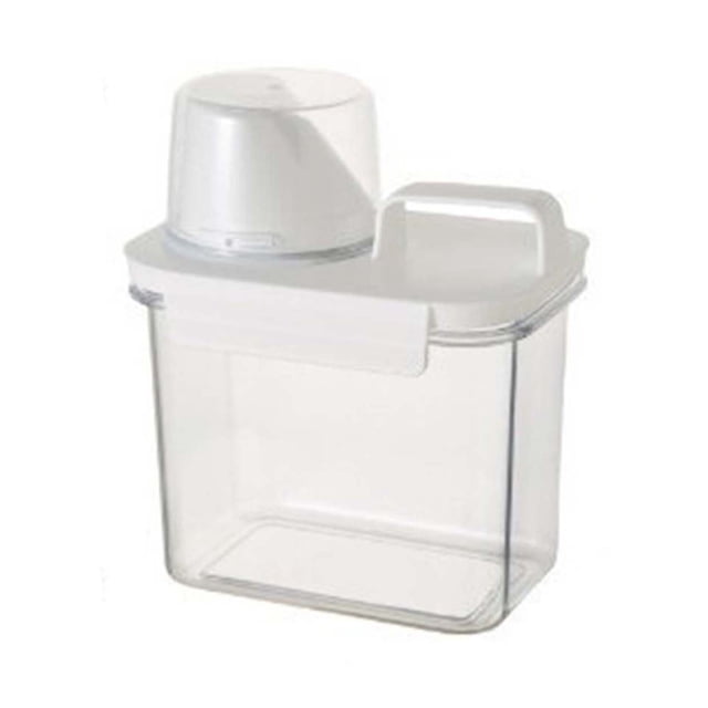 Airtight Food Storage Containers, Clear Pantry Organization with Measuring Lid for Kitchen Counter
