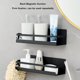 thumbnail image 3 of Estante de Almacenamiento de Montaje en Pared con Ganchos Organizador Flotante de Succión Magnética para Lavabo de Baño 2 uds ANGGREK Otros, 3 of 8