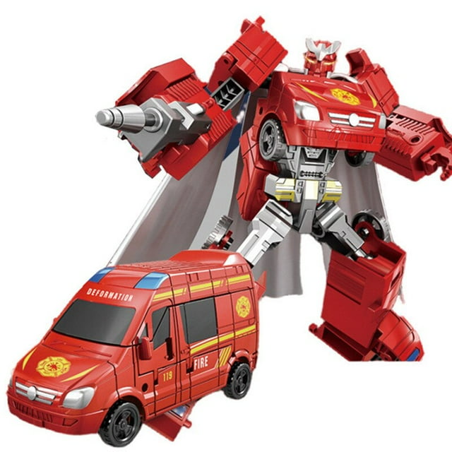 WEI JIANG-figuras de acción de Transformers para niños, Juguetes de Transformers, Robot, coche, modelo 3C, regalos de plástico Fivean unisex