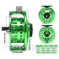 thumbnail image 2 of All Metal Cnc Adjustable Unloading Force Cast Weight Saltwater Fly Reel 5/6 Black, 2 of 7
