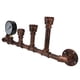 thumbnail image 5 of Lámpara de pared Steampunk, lámpara de pared de hierro 3 lámpara de pared industrial Luz de tubería de agua eficiencia óptima, 5 of 9