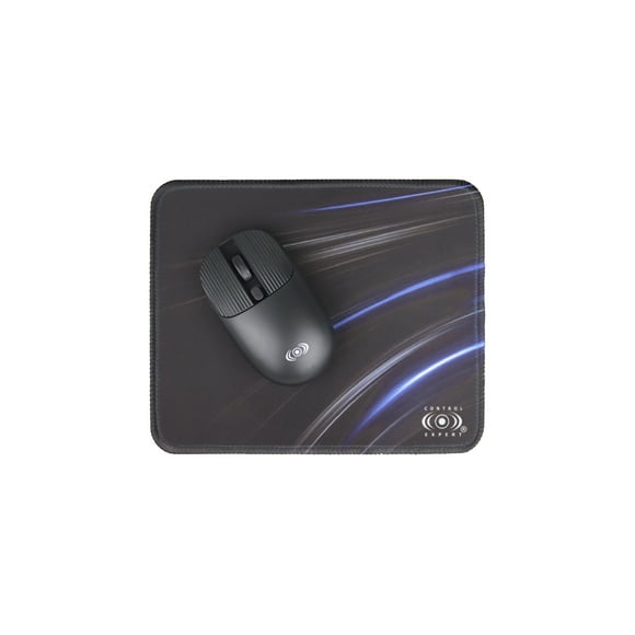 Mouse Inalámbrico USB Control Expert con DPI Ajustable con Mouse Pad Ergonómico y Preciso.