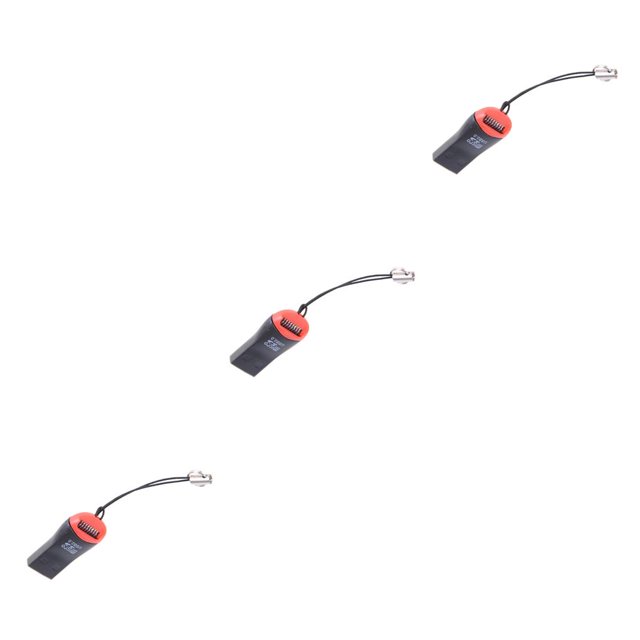 Seitruly Adaptadores de lector de tarjetas de memoria Mini Lanyard a adaptador USB 2.0 Reemplazo para tarjeta TF Type1 NO1
