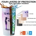 thumbnail image 5 of Tumbler Gifts For Mom From Son,Suitable for Mothers Day Mom Birthday Gifts，20 oz Coffee Tumbler with Straw and Lid，Double Wall Stainless Steel Vacuum Insulated Car Cup for Travel, 5 of 6
