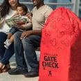 thumbnail image 4 of Disney Baby by J.L. Childress Gate Check Bag for Single & Some Double Strollers, Travel Bag for Airplane - Red Mickey Mouse, 4 of 9