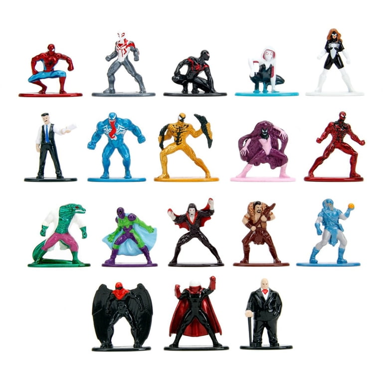 Marvel Spider-Man Action Hero Series 9 - Nano MetalFigs 18-Pack