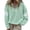 Mint Green_#08, variant on Sewkxo Women Half Zip Striped Pullover Lapel Zipper Up Long Sleeve Sweatshirts Solid Trendy Loose Fit Casual Quarter Zip Tops,Navy S