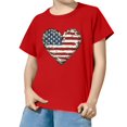 thumbnail image 3 of LNMQLPDBS Kids Tshirts Girls Summer Tops Size 10-12 Top Hat Kids Girls Shirts Size 8 Yellow Shirt 7-8 Girls Clothes 6months Baby Girl Clothes Cute, Watermelon Red 10-11 Years, 3 of 6