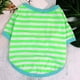 thumbnail image 1 of Xiao Hua Camiseta para perro y gato, camisetas transpirables para mascotas, sudadera para cachorro, ropa para perro, abrigos para perros pequeños, medianos y gatos, verde, XL, 1 of 4
