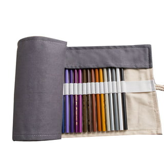 Wrapables Large Capacity 72 Slot Pencil Case for Colored Pencils,  Stationery Pouch, Lavender, 1 Piece - Foods Co.