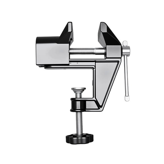 3. Multipurpose Rotating Vise Clamp Tool, Portable Workbench Clamp for Carving, Crafting & Small Workshops, Secure Fixture