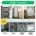 thumbnail image 5 of Jiarui Mini Soporte para Refrigerador de 5,51" de Altura con Patas de Succión Mejoradas, Pedestal Portátil de Tamaño Ajustable para Lavadora, Refrigerador, Lavavajillas, Gris, 5 of 5