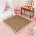 thumbnail image 5 of JERFIT 7x10 Indoor Outdoor Rug, Natural Jute Look Area Rug, Reversible Low Profile Flatweave, Easy Clean Polypropylene, for Patio Deck Poolside Living Room, 5 of 7