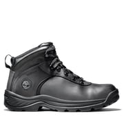 Timberland Flume Mid Waterproof Hiking Boots for Men Seam-Sealed Construction Gusseted Tongue Rustproof Speed Lace Eva Midsole Rubber Lug Outsole