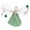 Green, variant on Yucurem Handmade Sea Glass Angel Ornament, Colorful Glass Angel with Silver Wire Wings for Christmas Tree Holiday Home Decor Gift