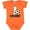 Orange, variant on Inktastic First Birthday Soccer 1 Year Old Boys or Girls Baby Bodysuit