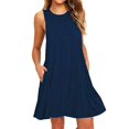thumbnail image 1 of Tralilbee Nouvelle Robe Ample en Dentelle pour Femmes Mode de Rue Moderne Bretelles Col Rond Sexy Épaules Dénudées Tenue Décontractée Maison Fête d'Anniversaire Voyage Sortie, 1 of 2