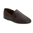 thumbnail image 3 of Zedzzz Mens Ivor Grain Upper Twin Gusset Slippers, 3 of 3