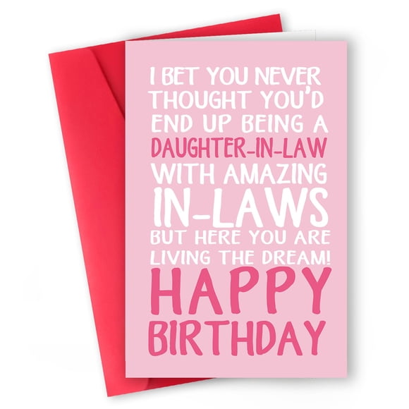 Tarjeta de Cumpleaños Divertida ICOOLYI para Nuera