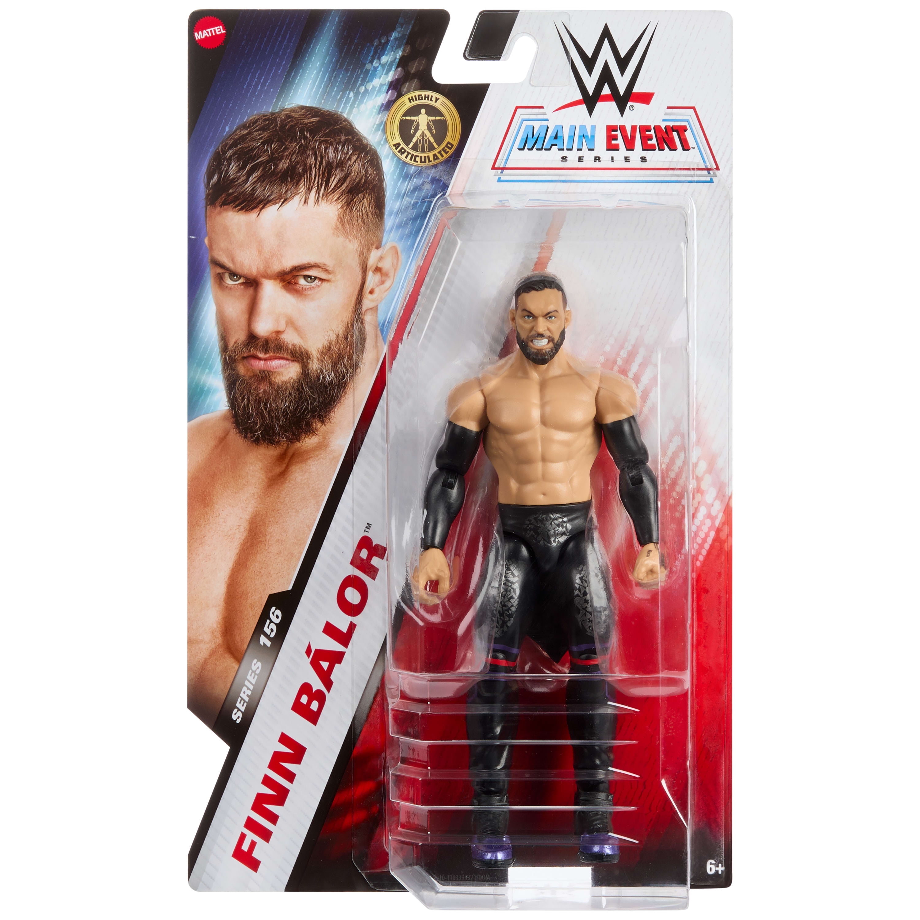 WWE Finn Balor Action Figure, Main Event Series #156, 6-inch Collectible with Articulation