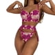 thumbnail image 5 of Gibobby Lencería sexy para mujer Conjunto de Lencería de Malla, Conjunto de Lencería Elegante para Dama para Noche de Bodas(Morado, M), 5 of 5