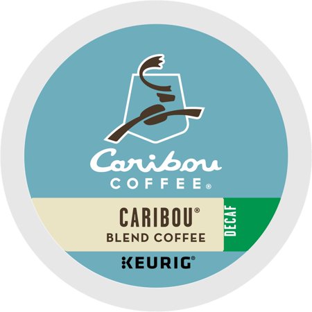 Caribou Blend Decaf Coffee Medium Roast K-Cup Box 24 ct.