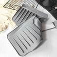 thumbnail image 4 of 1 Set Silicone Sink Bottom Mat for Kitchen Sink Waterproof Grey Rectangle 19.65X5.11X0.79In, 4 of 9