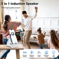 thumbnail image 2 of Altavoz de Inducción AIKELA 5 en 1 con Bluetooth Inalámbrico y Soporte Blanco, 2 of 9