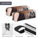 thumbnail image 4 of Disketp Cute Mouse In Glasses Estuche de Lápices de Cuero con Cierre, Estuche Compacto para Papelería, Bolígrafos y Accesorios Pequeños, 4 of 7