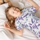 thumbnail image 5 of Balery Lavender Flowers Conjunto de Pijama Infantil de Manga Corta con Estampado – Ropa de Dormir de Algodón Suave-4X-Large, 5 of 6