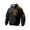 Black, variant on Mens Casual Pullover Hoodie with Zippered Chest Pocket and Patchwork Design Long Sleeve Warm Sweatshirt for Outdoor Activities