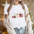 thumbnail image 6 of VKOYWKM Womens Valentine's Day Shirts Heart Graphic Tees Short Sleeve Casual Crew Neck Holiday Tops Romantic Valentines Day Gifts Shirt, 6 of 7